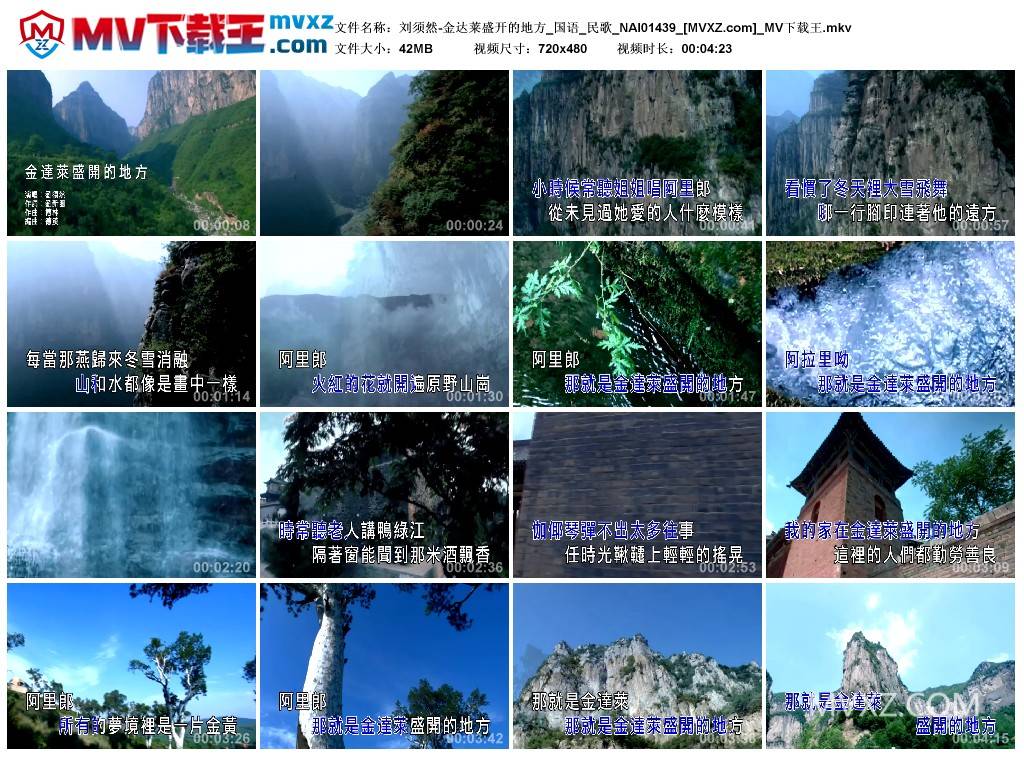 刘须然-金达莱盛开的地方_国语_民歌_NAI01439